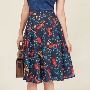 ModCloth Testament to Your Merriment A-Line Skirt